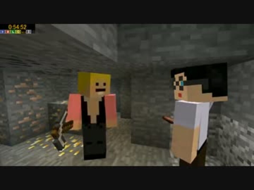 Minecraft 三人称ガチンコrta クワ編 ぺちゃんこ 2 2 ニコニコ動画