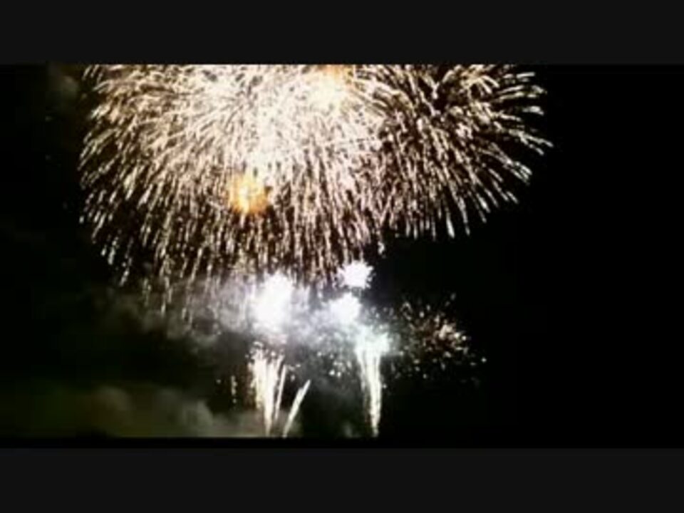 16木津川花火大会クライマックスラスト4分弱 ニコニコ動画