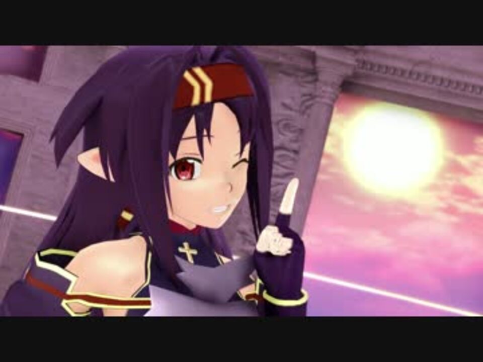 Mmd Sao ユウキでドーナツホール Mmdモデル配布 ニコニコ動画