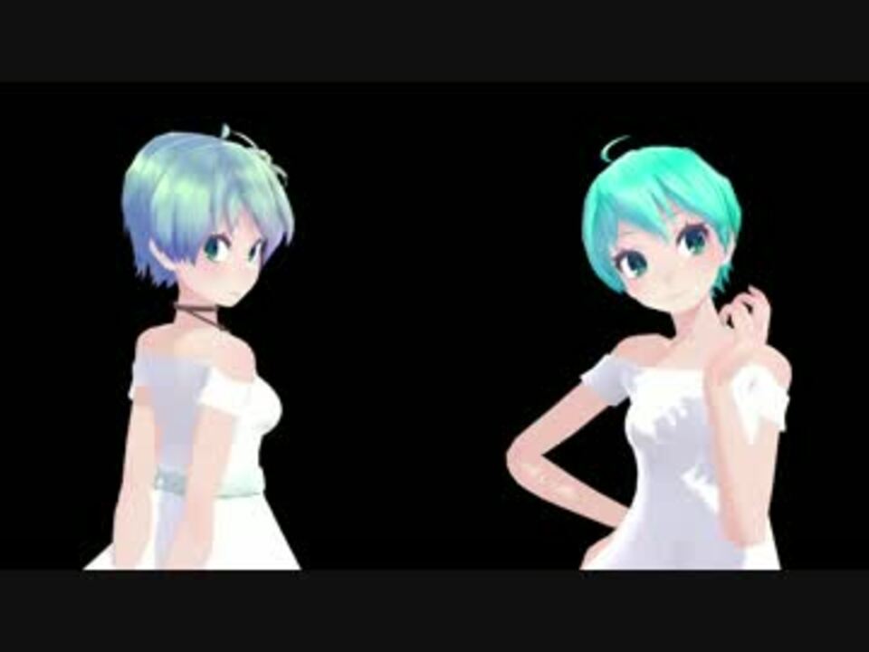 第17回mmd杯本選 初音ミク ベリショ髪ワンピース モデル配布あり ニコニコ動画