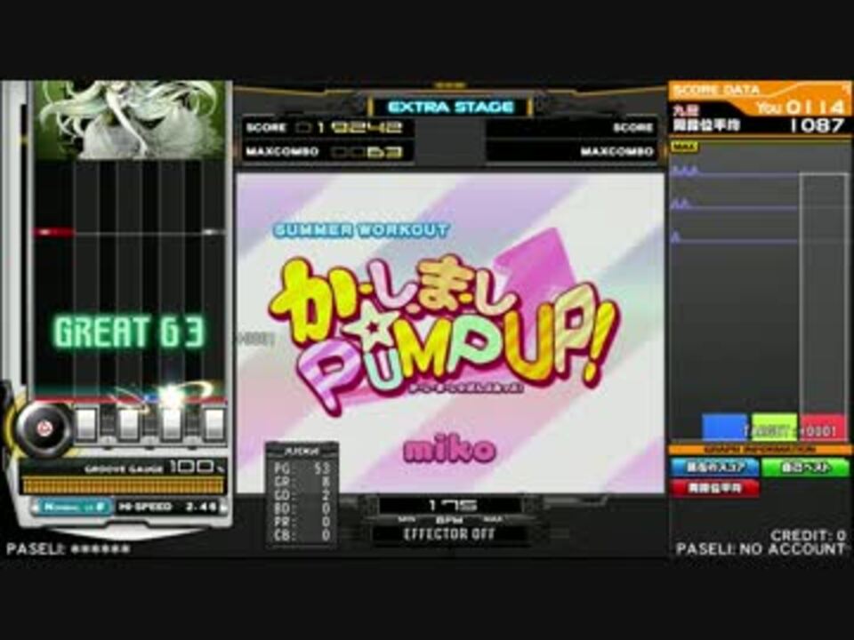 Beatmania Iidx 23 Copula か し ま し Pump Up Spn Lv 6 正規 ニコニコ動画