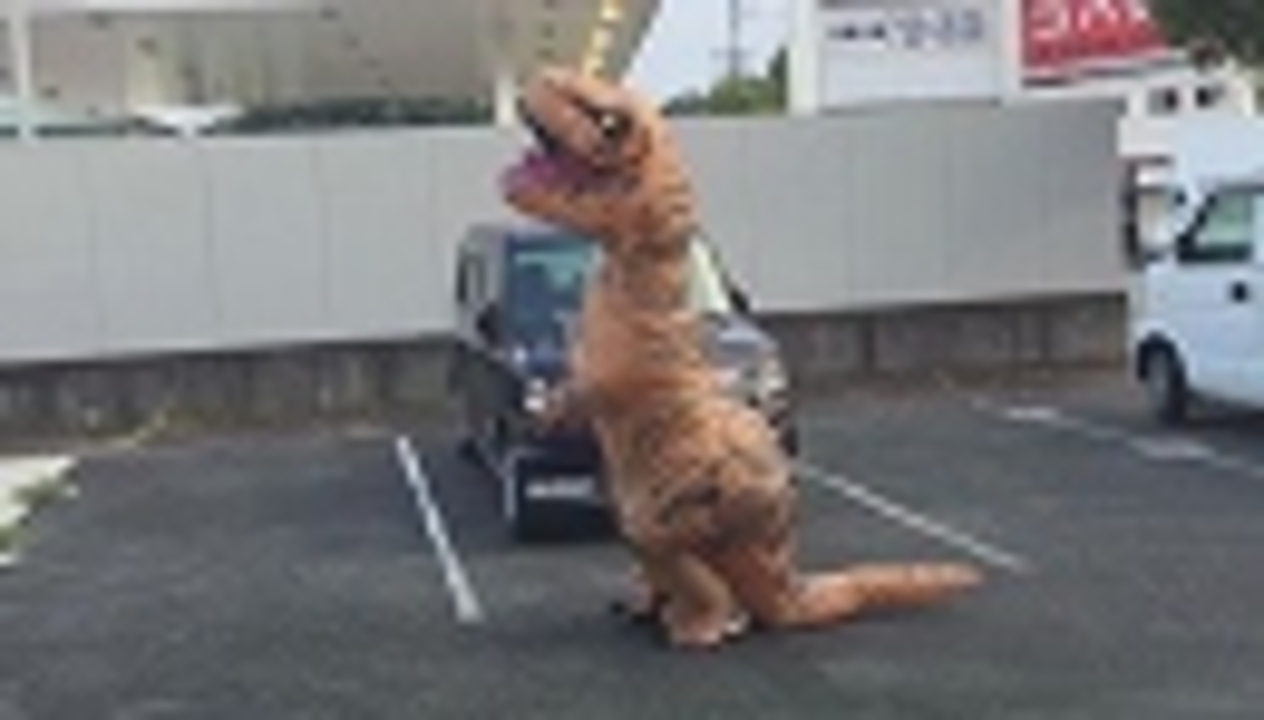 ハロウィン衣装 恐竜のコスチューム T Rexの仮装コスプレ ニコニコ動画