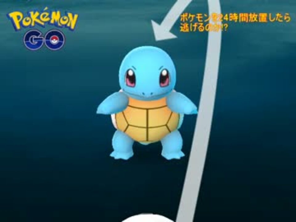 ポケモンgo ゼニガメを24時間放置した結果ｗｗｗ ニコニコ動画