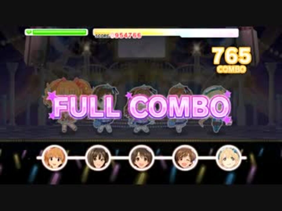 デレステ イベ曲譜面22個で お願い シンデレラ 1周年記念 ニコニコ動画