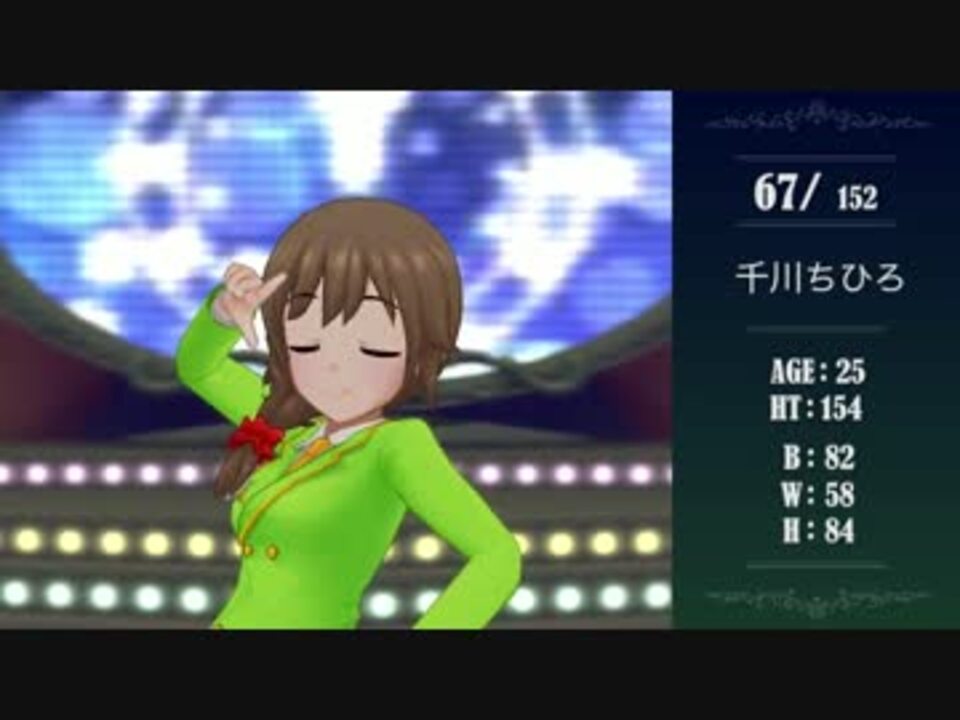 デレステ バストサイズランキング Part1 1周年版 ニコニコ動画