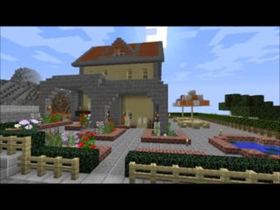 Mine Craft クロウくんの日常 お花屋さんをつくろう ニコニコ動画