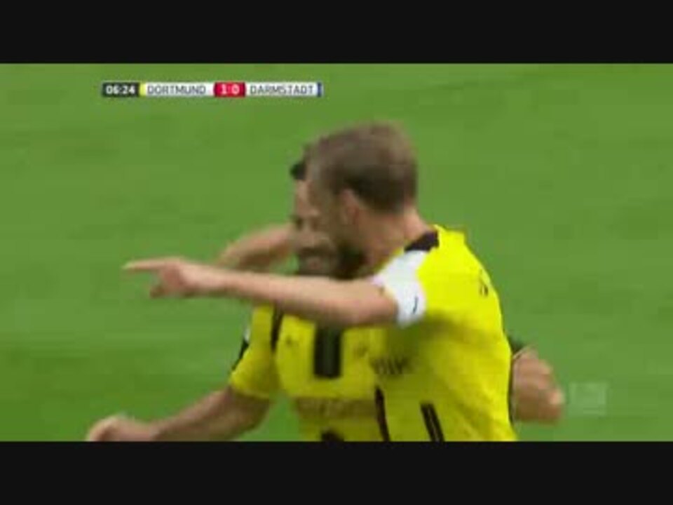 16 17bundesliga Borussia Dortmund Vs Darmstadt Highlights ニコニコ動画