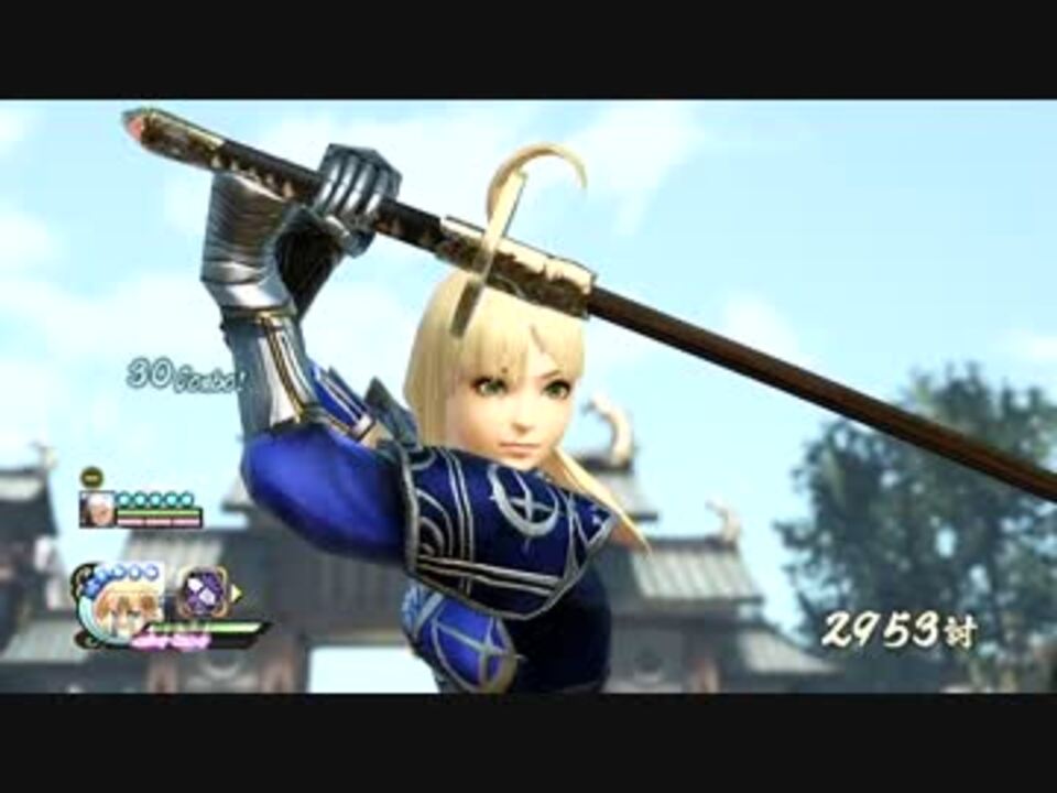 戦国無双4 セイバーっぽい武将作った 新武将1人目 ニコニコ動画