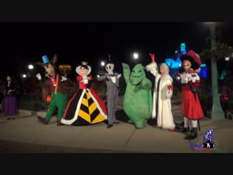 【hkdl】disney Halloween Time Opening Ceremony ニコニコ動画