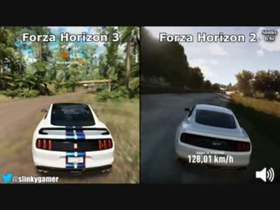 Forzahorizon3 フォルツァホライゾン2 3 Pc版グラフィック対決 ニコニコ動画