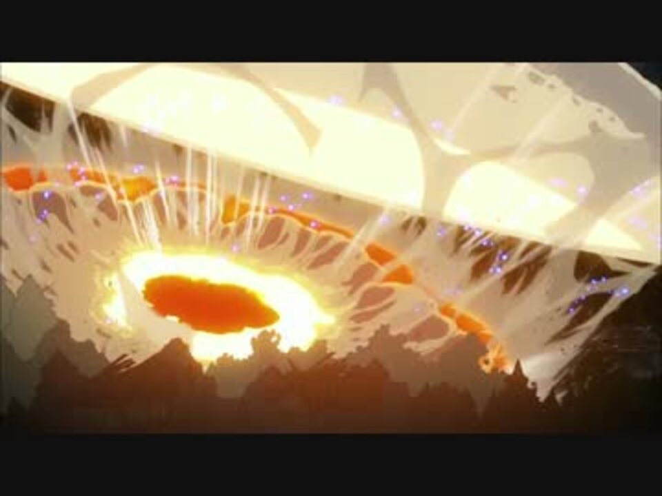 【再現】君の名は。彗星落下シーン【着弾シーン追加】 ニコニコ動画