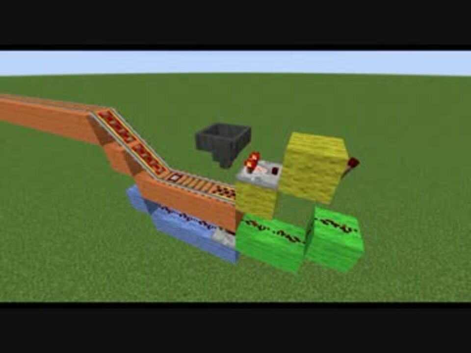 Minecraft 幅1列のアイテム積み込み装置 ニコニコ動画