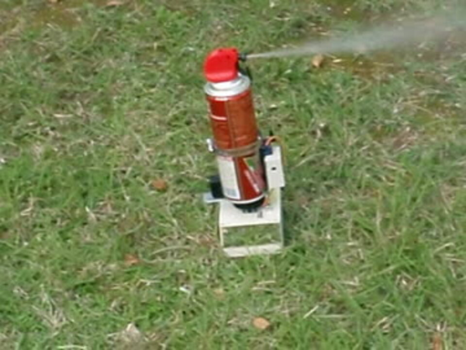 遠隔自動噴射装置 試作2号機 再び噴射実演 ニコニコ動画