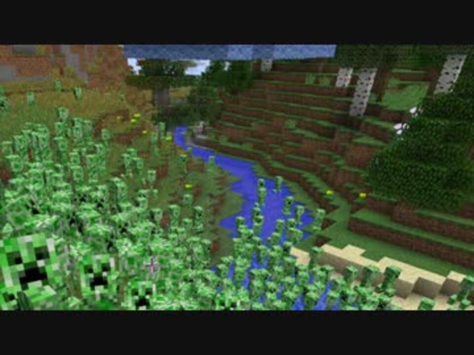 Minecraft 自動釣り堀機の紹介 釣り動画 ニコニコ動画