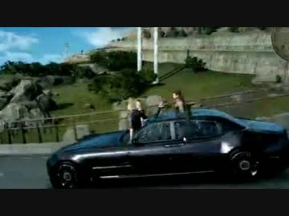 Ff15 バグ 車の中で泳ぐノクティスと上半身がはみ出てる仲間たち ニコニコ動画