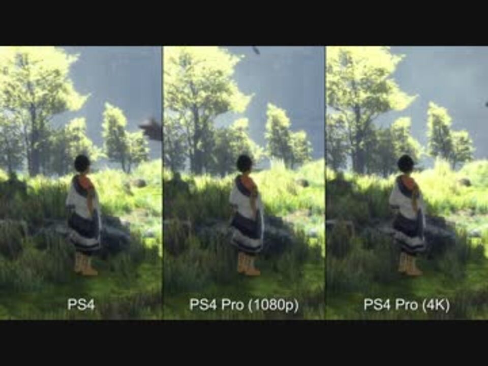 人喰いの大鷲トリコ Ps4 Vs Ps4pro 画質 フレームレート 比較 ニコニコ動画