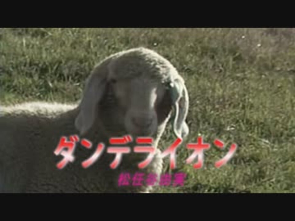 ダンデライオン カラオケ 松任谷由実 ニコニコ動画