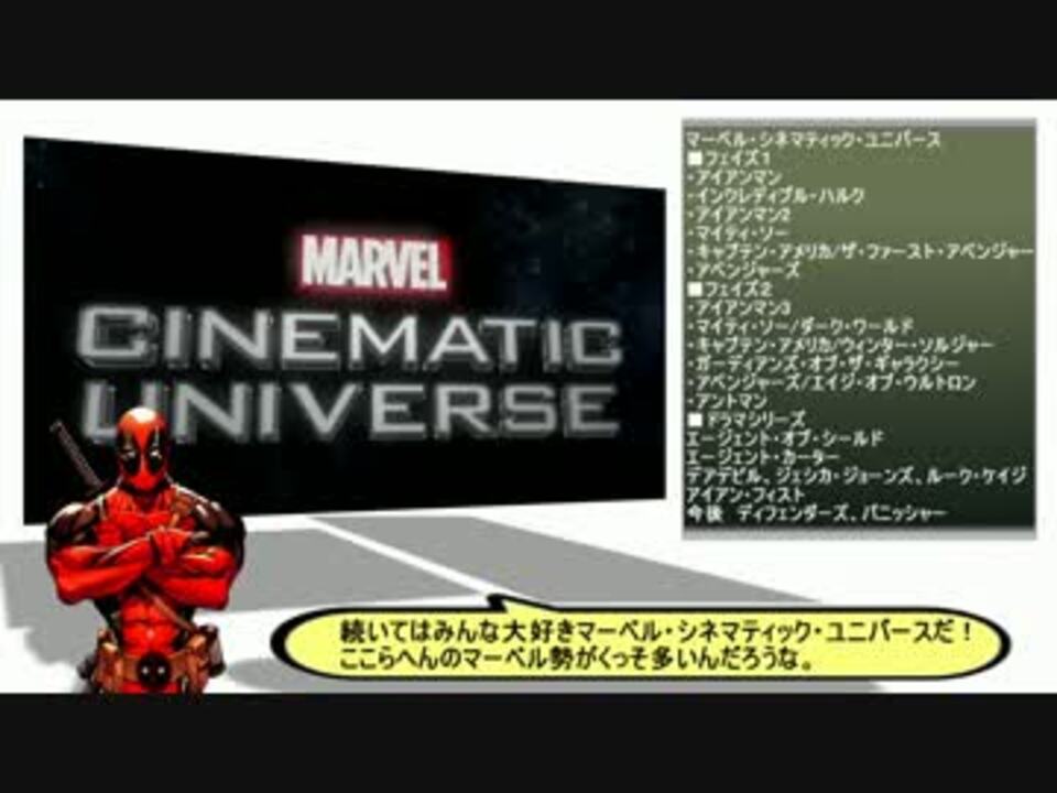 人気の エンターテイメント デッドプール 動画 211本 3 ニコニコ動画