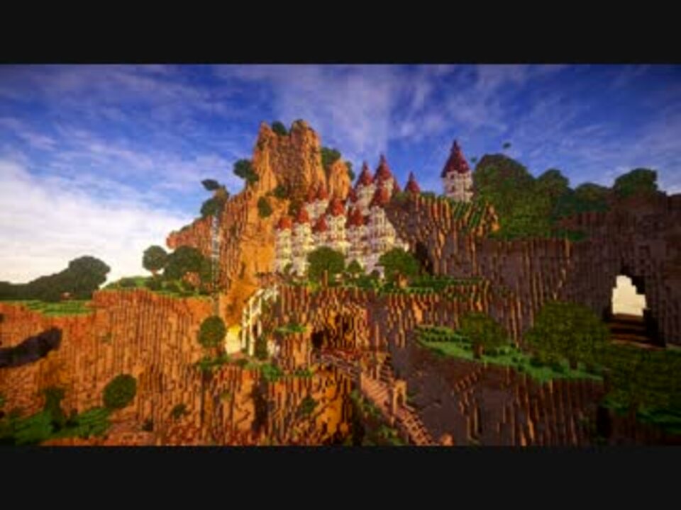 Minecraft 崖と海の街 ニコニコ動画