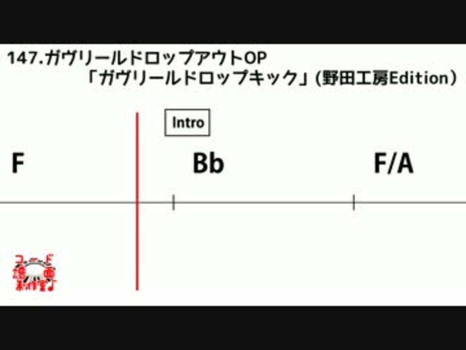 コード譜面 ガヴリールドロップアウトop ガヴリールドロップキック ニコニコ動画