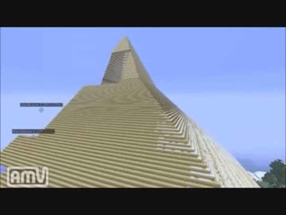 Minecraft マイクラの砂岩ブロックでピラミッド ゆっくり実況 ニコニコ動画