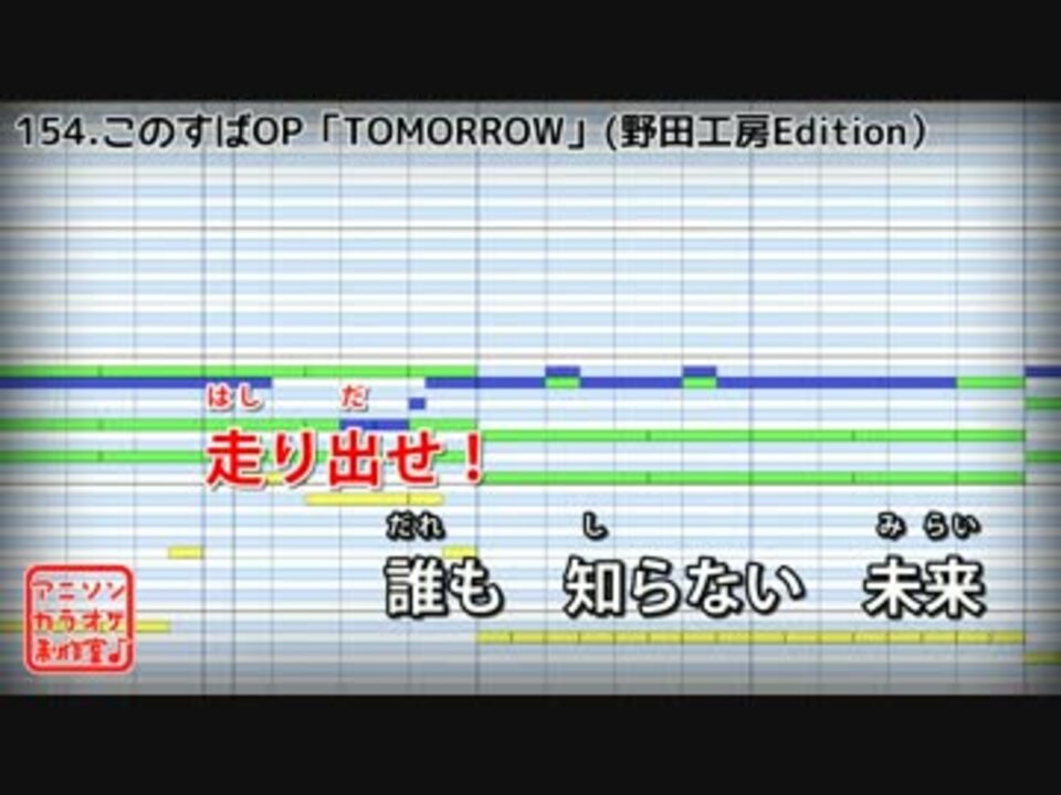 カラオケ このすばop Tomorrow Machico ニコニコ動画