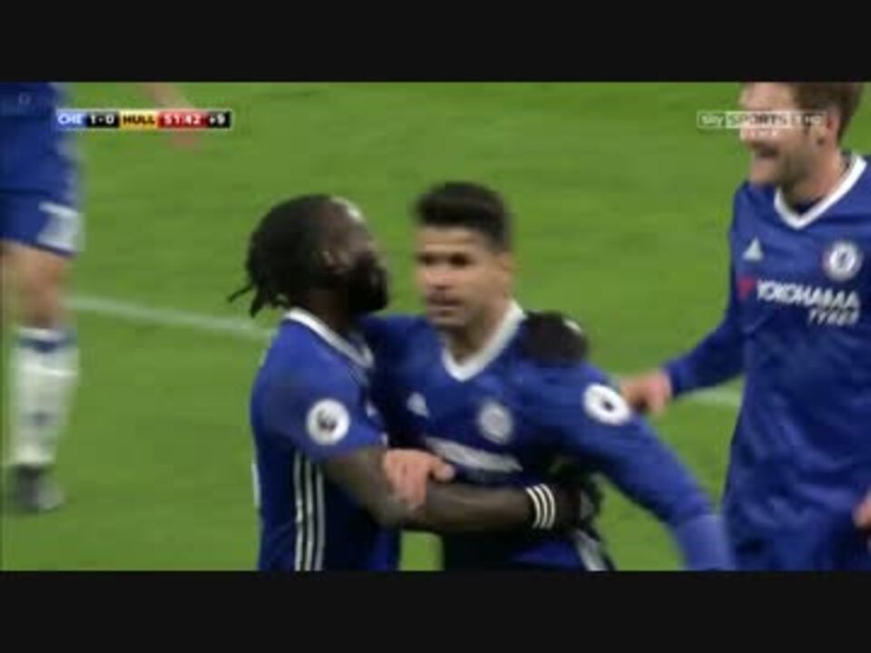 コスタ 復帰 16 17epl 第22節 チェルシー Vs ハル シティ ニコニコ動画