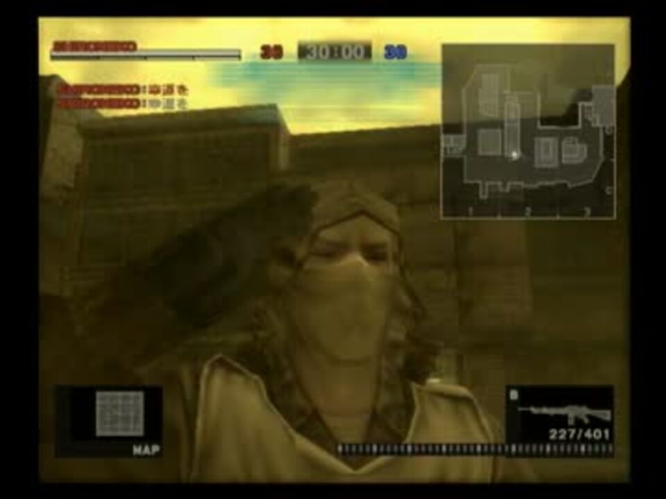 Ps2実機 初代mgoをエミュ鯖でプレイ Kgb編 Mgs3オンライン ニコニコ動画