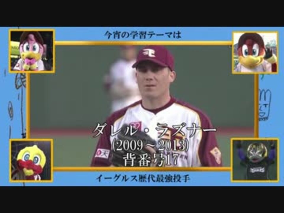 第2回 楽天イーグルス外国人列伝 ラズナー編 ニコニコ動画