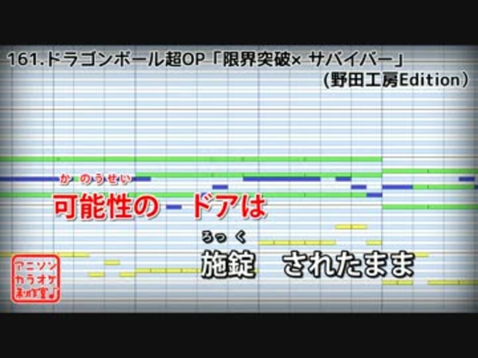 カラオケ ドラゴンボール超op 限界突破 サバイバー 氷川きよし ニコニコ動画