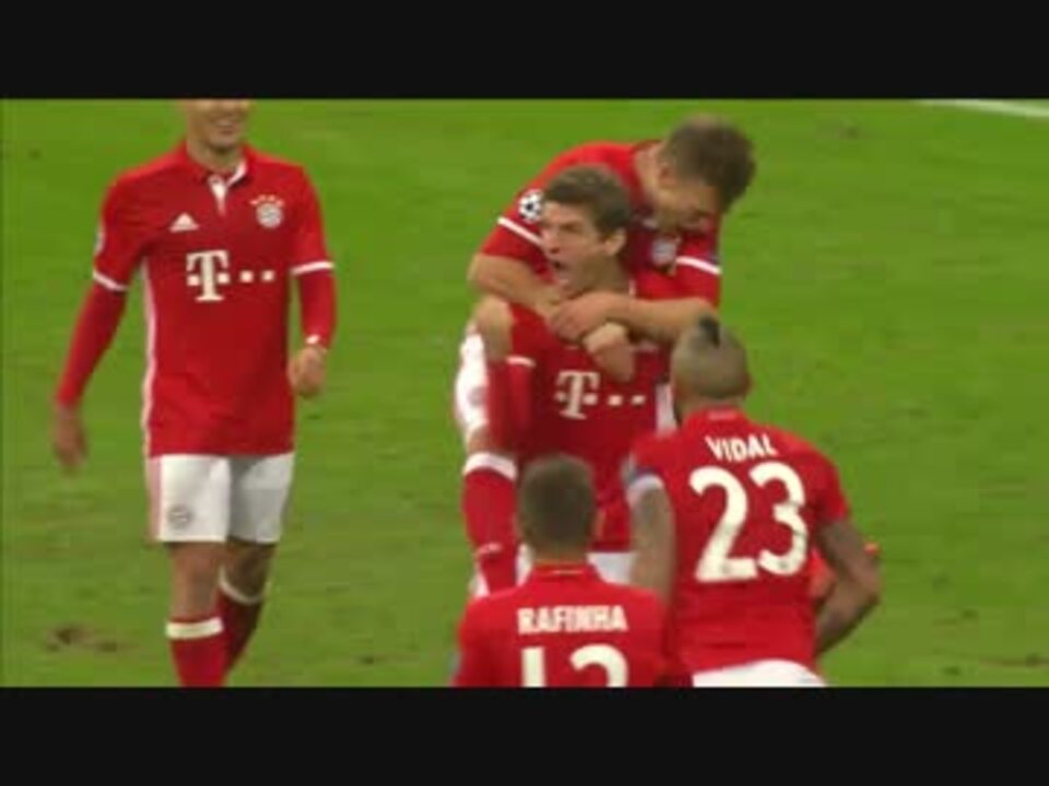 16 17uefa Cl ベスト16 1stレグ バイエルン Vs アーセナル ニコニコ動画