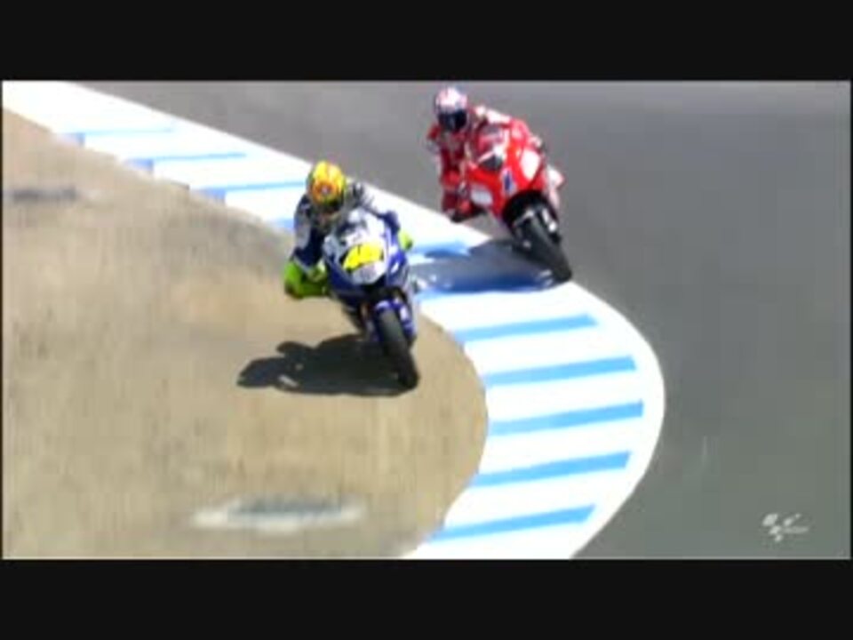 完全版 Motogp ロッシ Vs ストーナー ラグナ セカ 08 ニコニコ動画