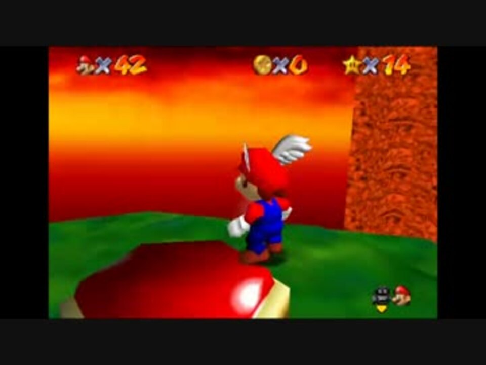 改造マリオ64攻略 Sm64 Lentilevels 羽帽子とフィールド 翻訳字幕プレイ ニコニコ動画