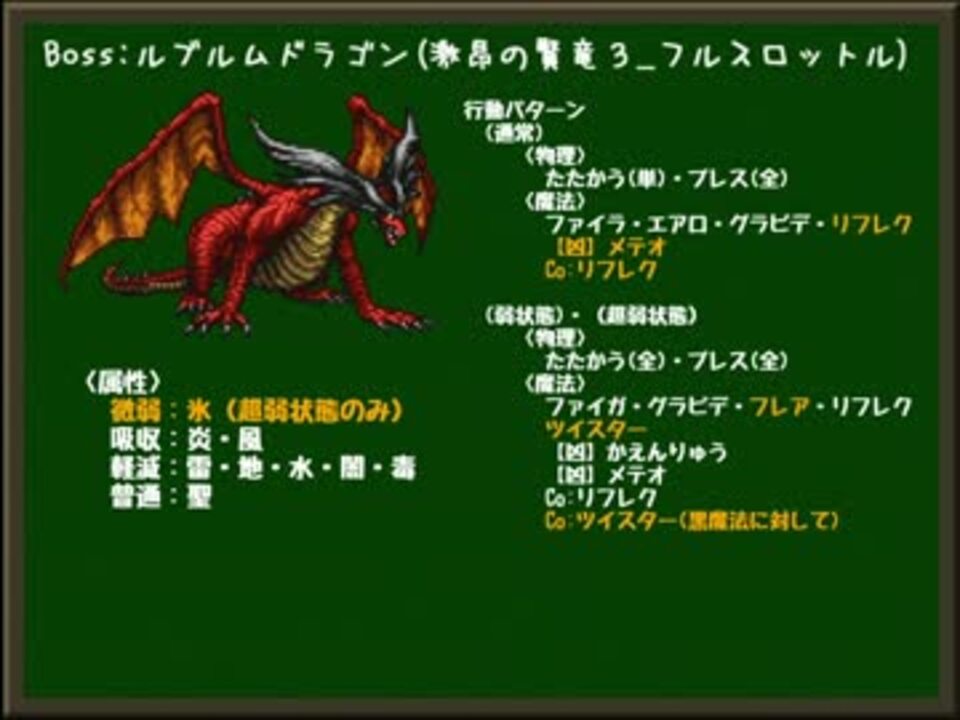 Ffrk ﾅｲﾄﾒｱ ﾌﾙｽﾛｯﾄﾙ Ff8 ルブルムドラゴン ニコニコ動画