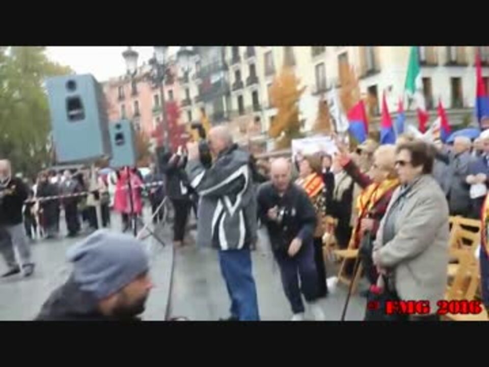 スペイン・ファシスト(ファランヘ党)の集会 ニコニコ動画