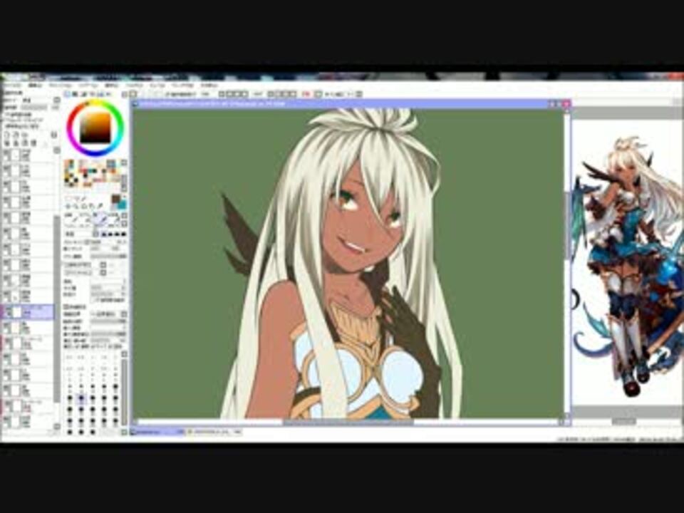 Saiイラストメイキング グラブル ゾーイ描いてみた ニコニコ動画