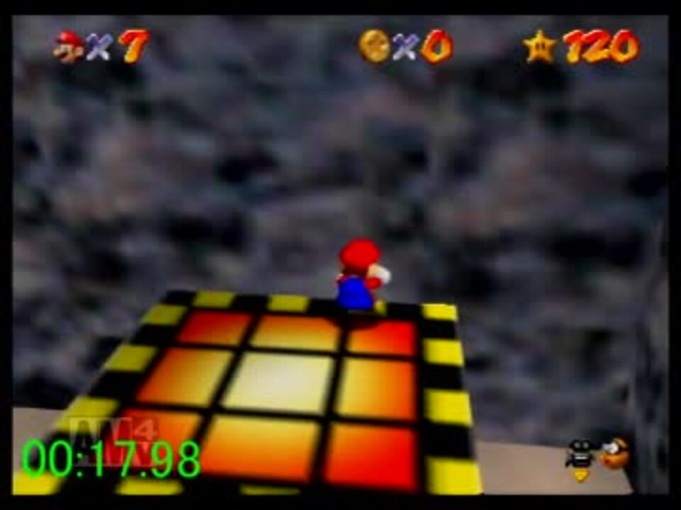 スーパーマリオ64 ケムリめいろをむけて ムシャーナ 25 39 ワンスター ニコニコ動画