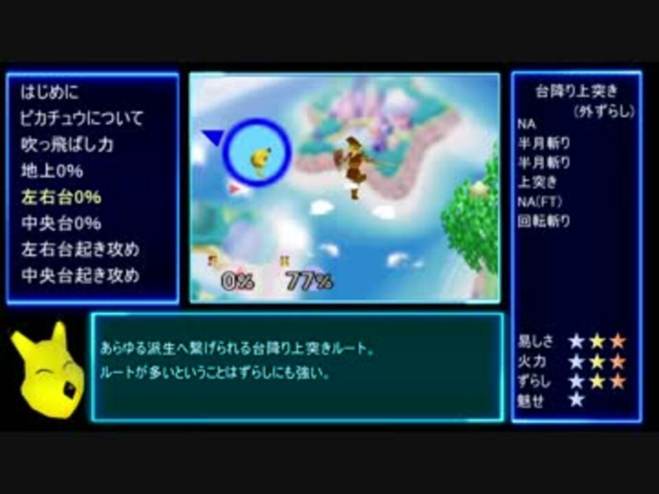 64スマブラ リンクの対ピカチュウのすゝめ 火力の教科書 ニコニコ動画