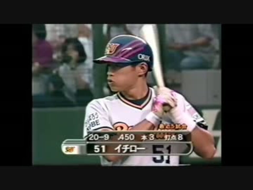 イチロー オリックス時代 ホームラン集 - ニコニコ動画