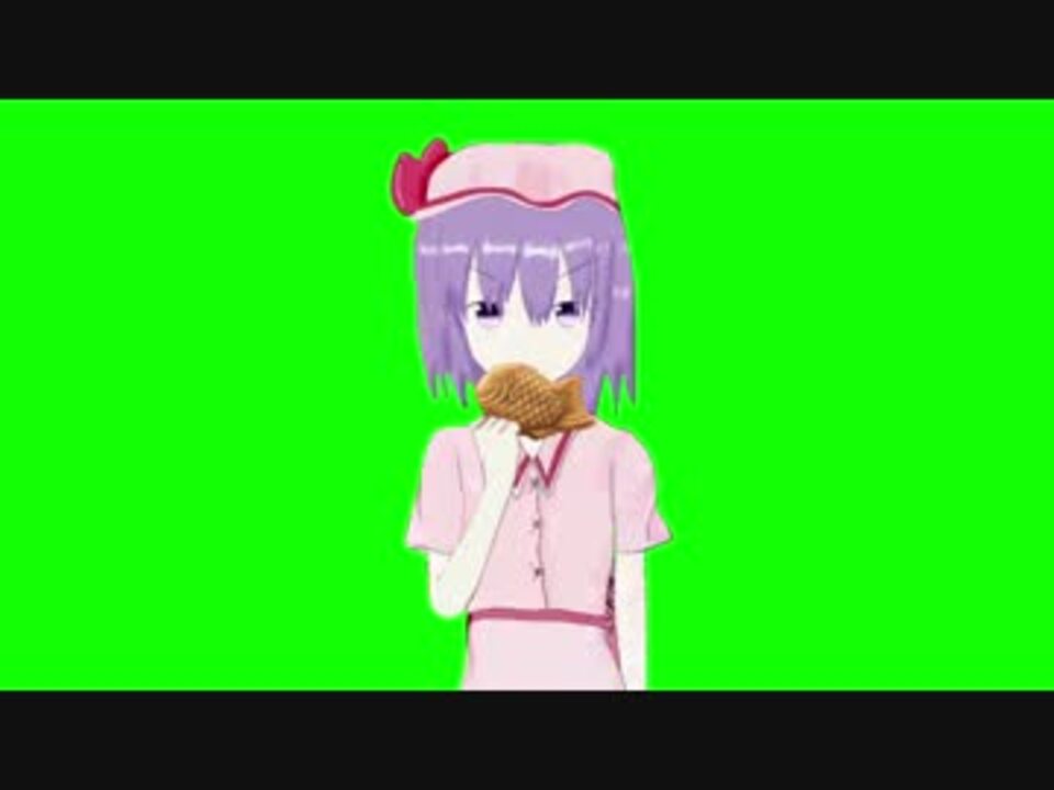 タイ焼きを背ビレから一口で食べる超鼻セレブ姉貴GB - ニコニコ動画
