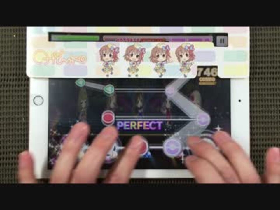 デレステ ミラー譜面 生存本能ヴァルキュリアmas フルコン手元 失敗例 ニコニコ動画