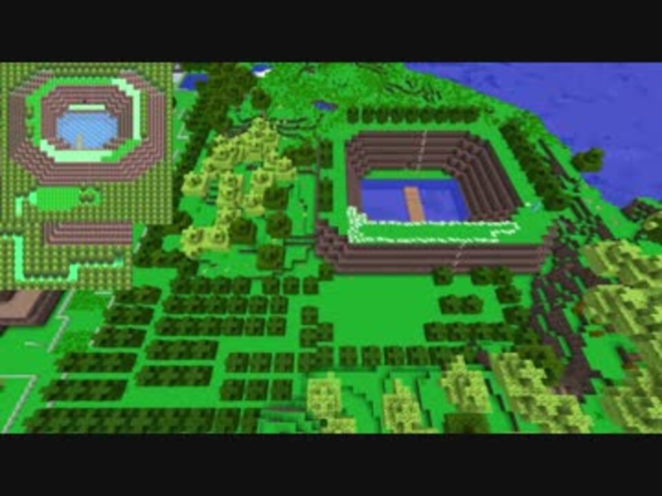 ポケモンdppt シンオウ地方を作りたい55 ゆっくりminecraft ニコニコ動画