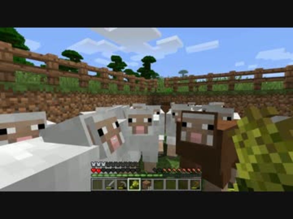 Minecraft はじめてのまいんくらふと 第2話 牧場作り ニコニコ動画