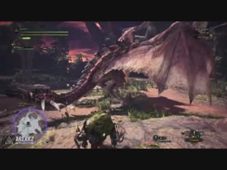 Monster Hunter World NEW Glider Mantle Gameplay! ニコニコ動画