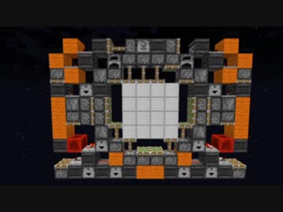 Minecraft 世界最小サイズ4 4ピストンドア Showcase ニコニコ動画
