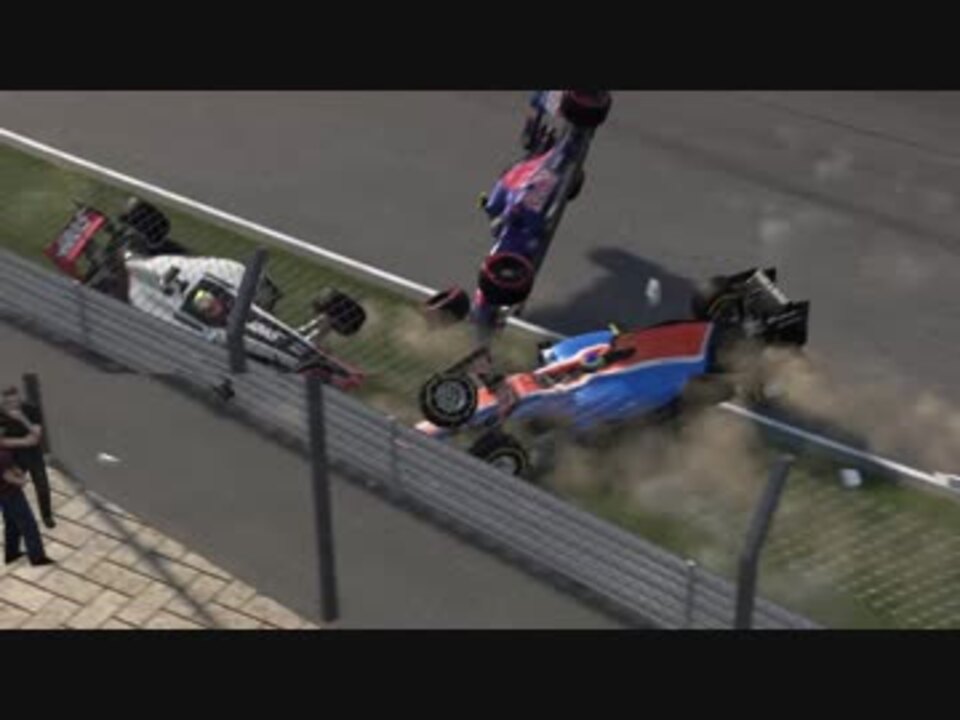 F1 2016 クラッシュ グロ注意 ニコニコ動画