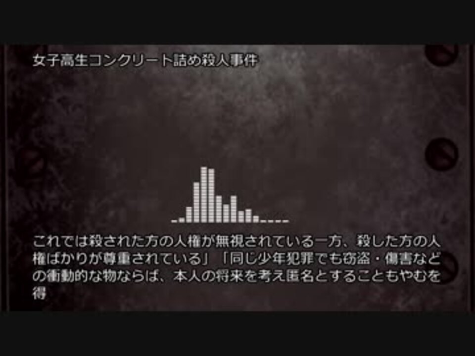 人気の 女子高生コンクリート詰め殺人事件 動画 28本 ニコニコ動画