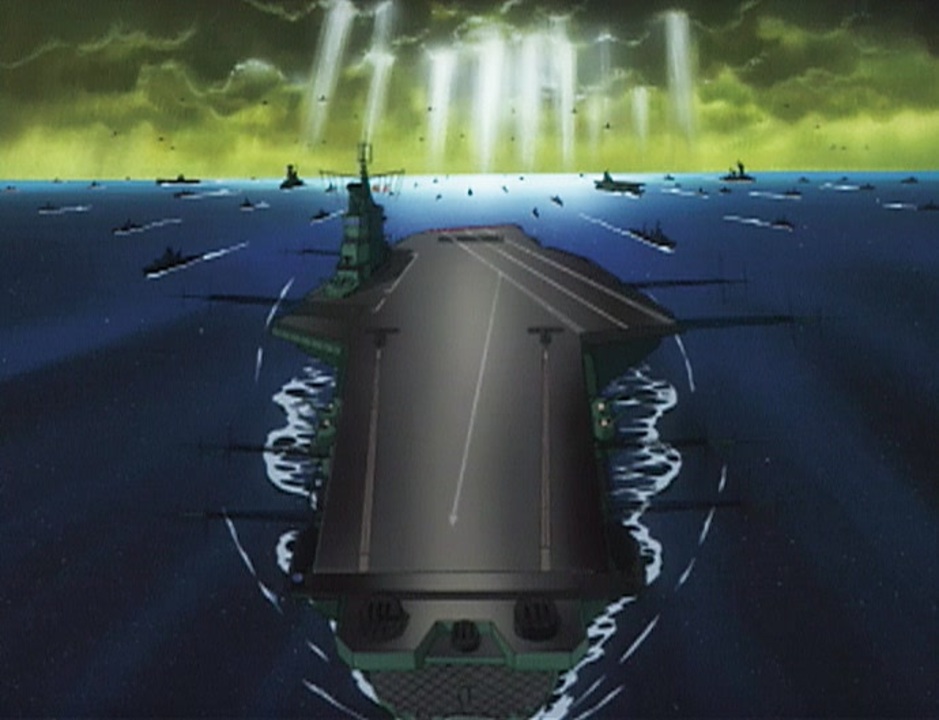 紺碧の艦隊 第21話 超弩級空母建御雷出撃す！ - ニコニコ動画