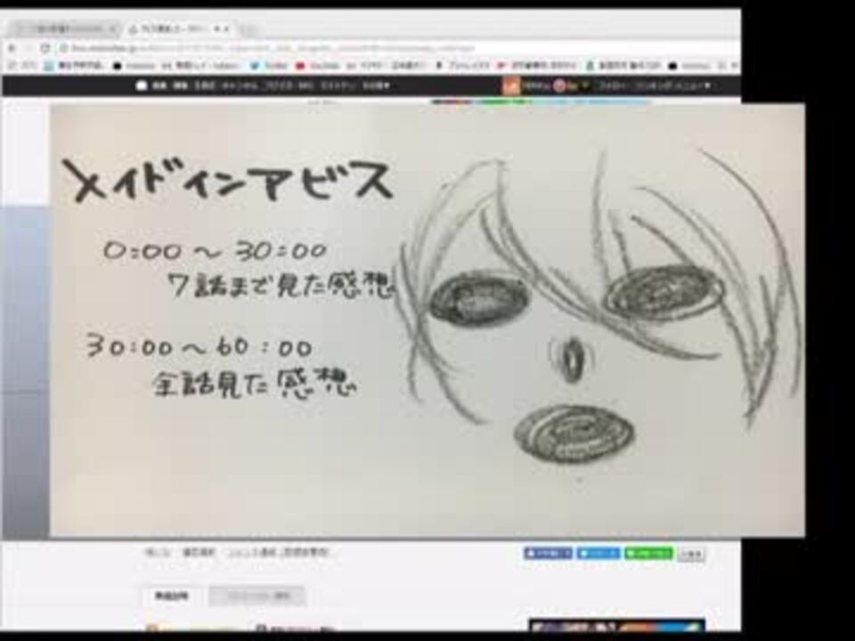 メイドインアビスの感想枠録画 ニコニコ動画