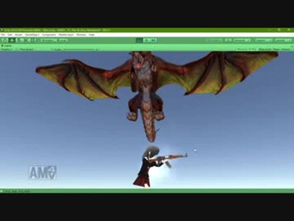 Unity モンハン風シューティング2 ドラゴン ニコニコ動画